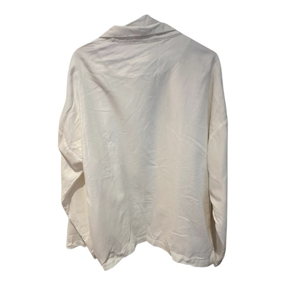 TenTree White/Cream Open Front Cardigan - Picture 4 of 6